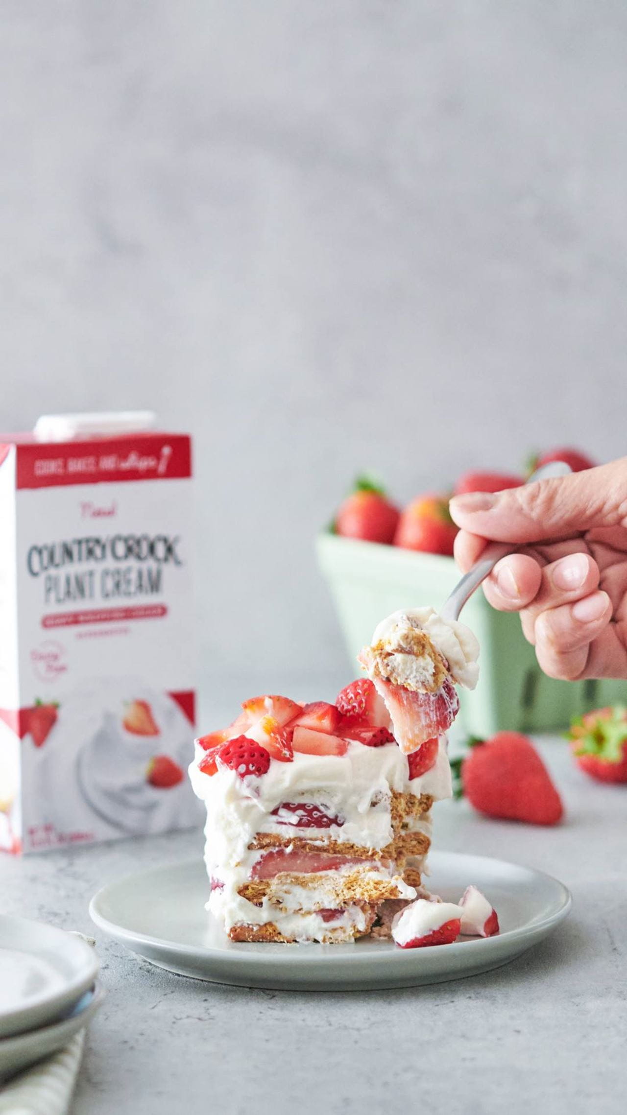 recipe image Strawberry Icebox Cake
