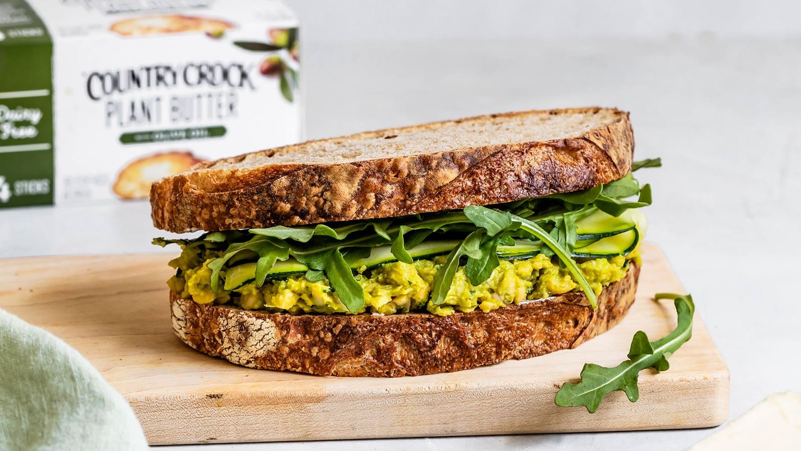 recipe image Smashed Chickpea and Avocado Sandwich