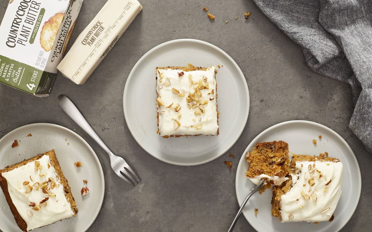 recipe image Carrot Cake with Dairy Free Cream Cheese Icing