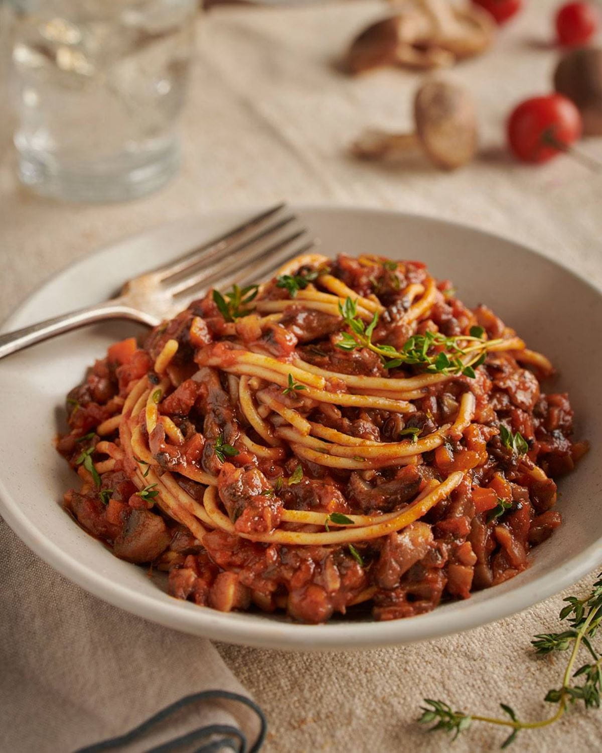 Mushroom Bolognese