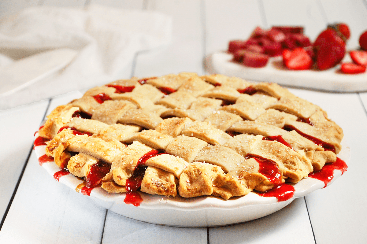 recipe image Strawberry Rhubarb Pie