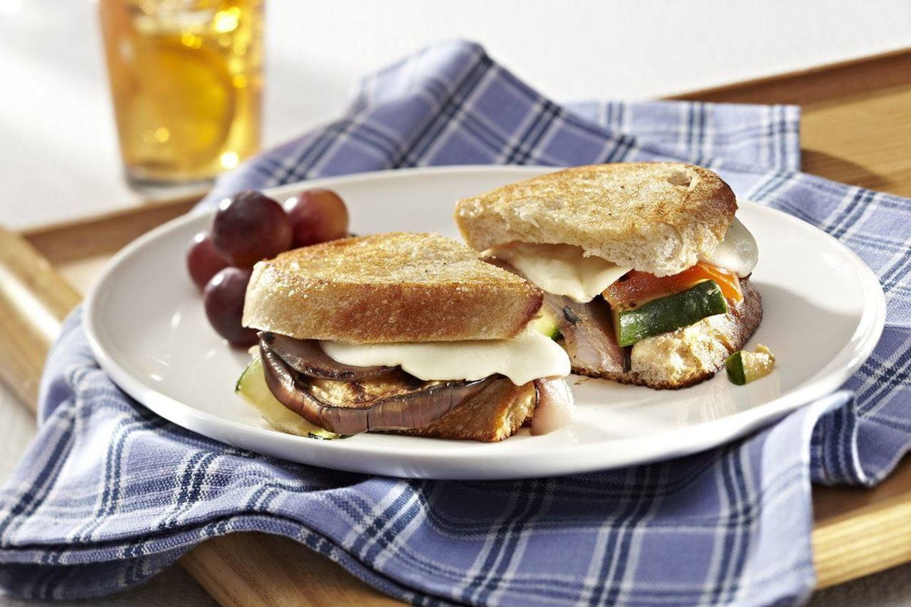 recipe image Grilled Cheese & Veggie Sandwiches