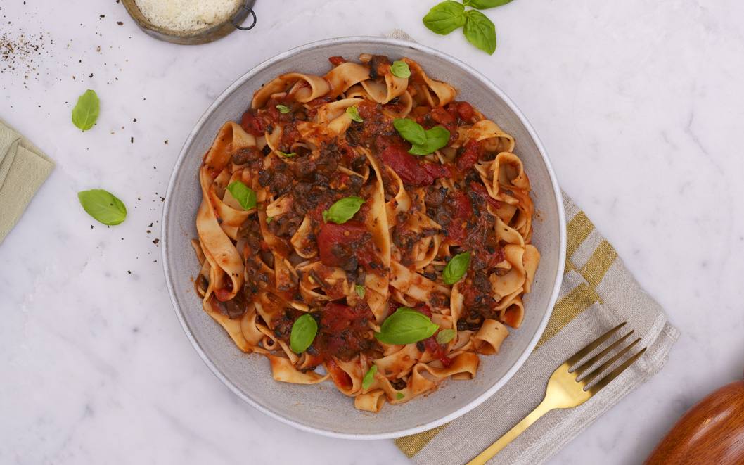 Mushroom Bolognese