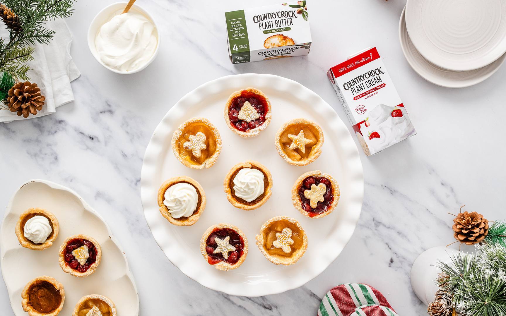 Mini Muffin Tin Pies - Country Crock Plant Butter