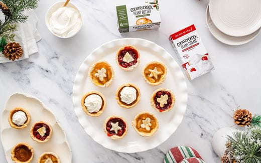 recipe image Mini Muffin Tin Pies - Country Crock Plant Butter