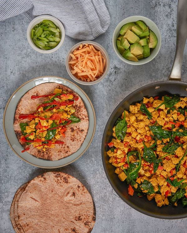 recipe image Tofu Scramble Breakfast Burrito