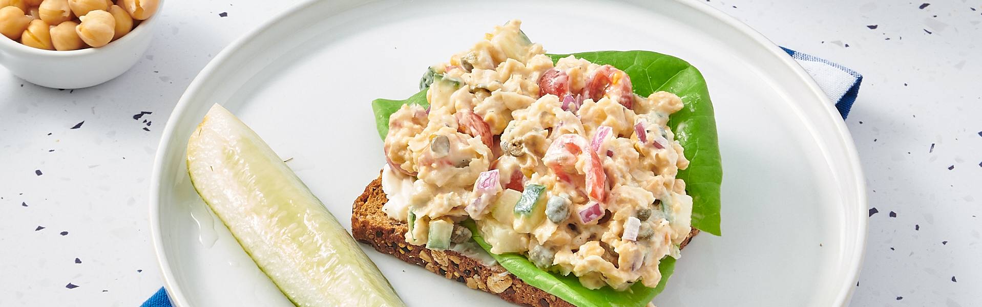 Chickpea "Tuna" Salad Toast