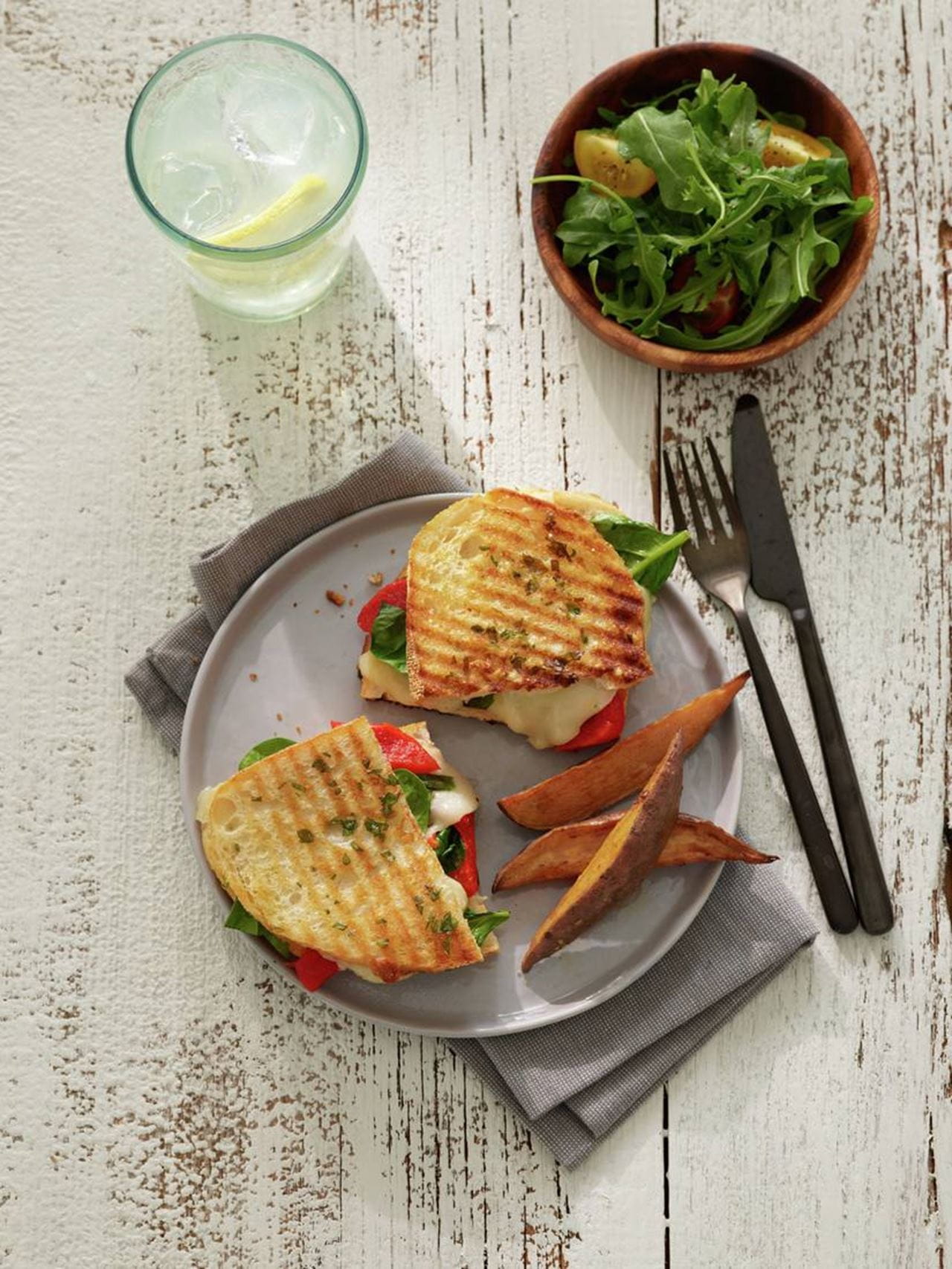 recipe image Roasted Red Pepper Panini