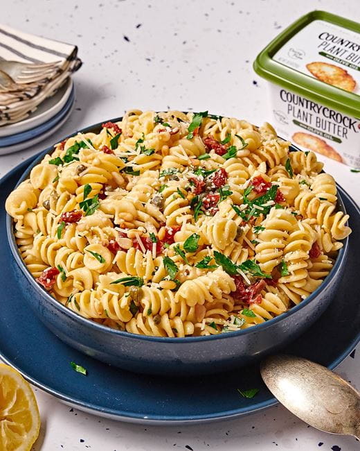 recipe image Sun-dried tomato and lemon pasta salad