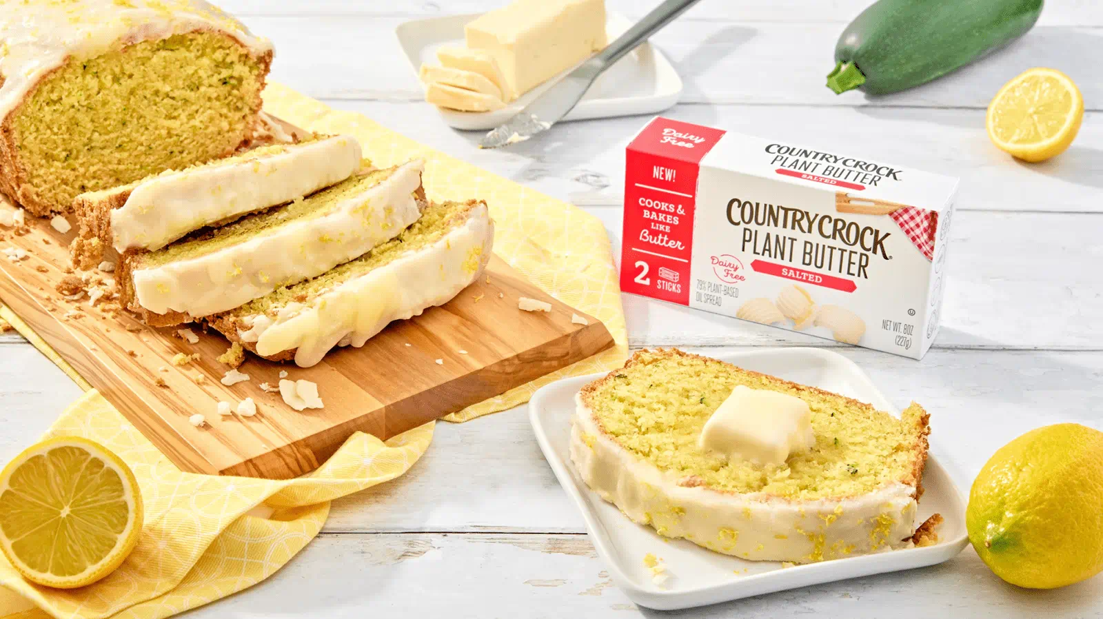 recipe image Dairy Free Lemon Zucchini Bread
