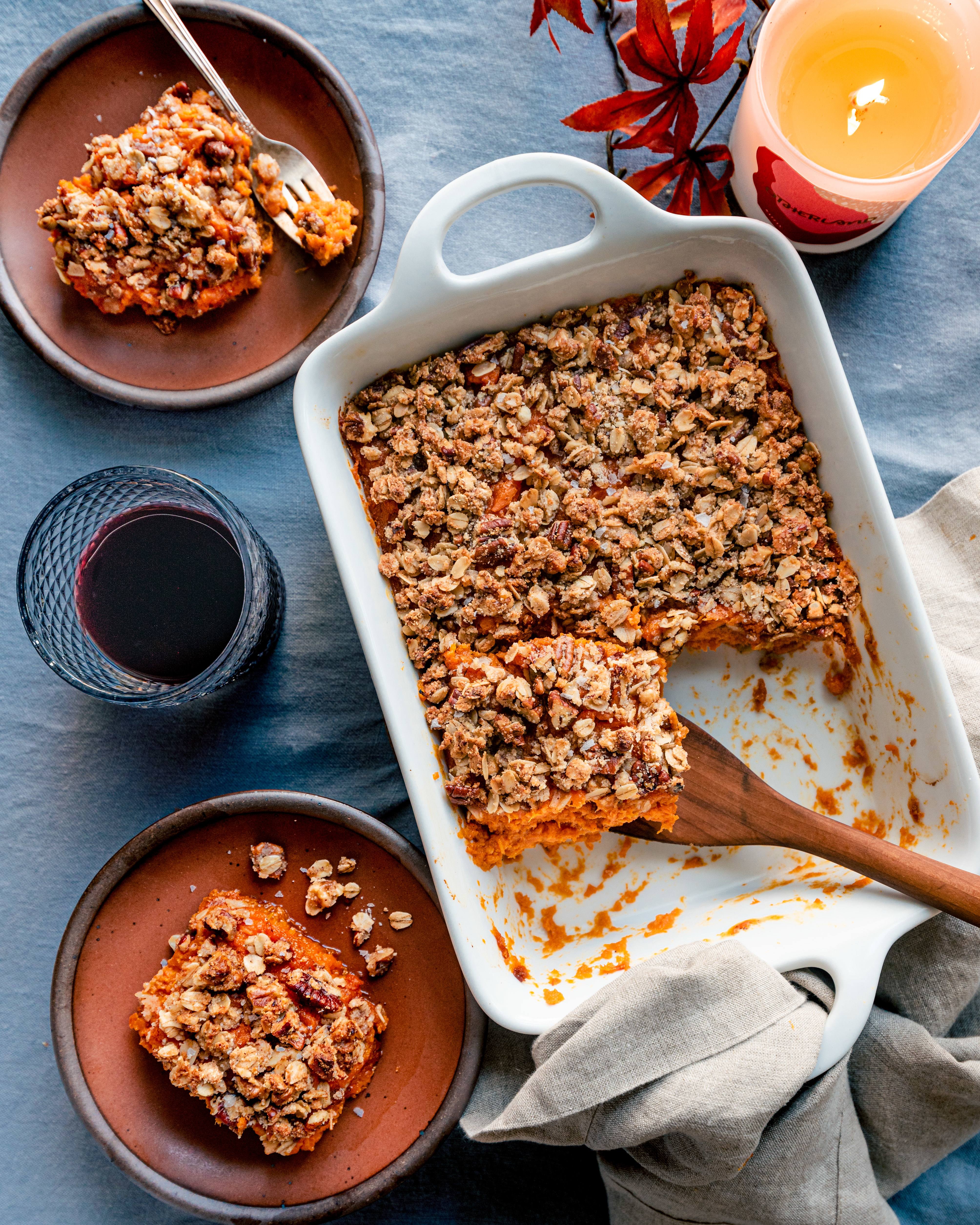 Vegan Brown Butter Sweet Potato Casserole