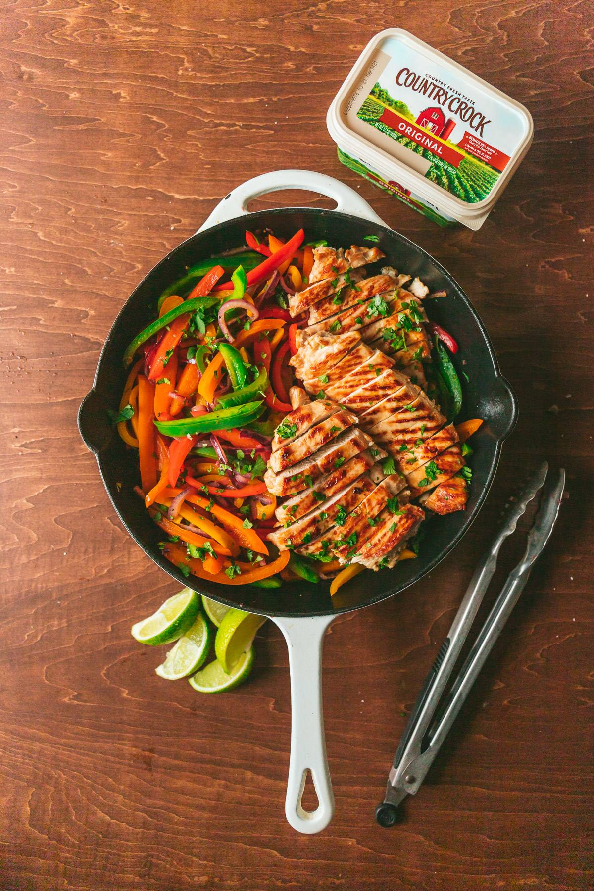 Grilled Chicken Tex-Mex Fajitas (GF)
