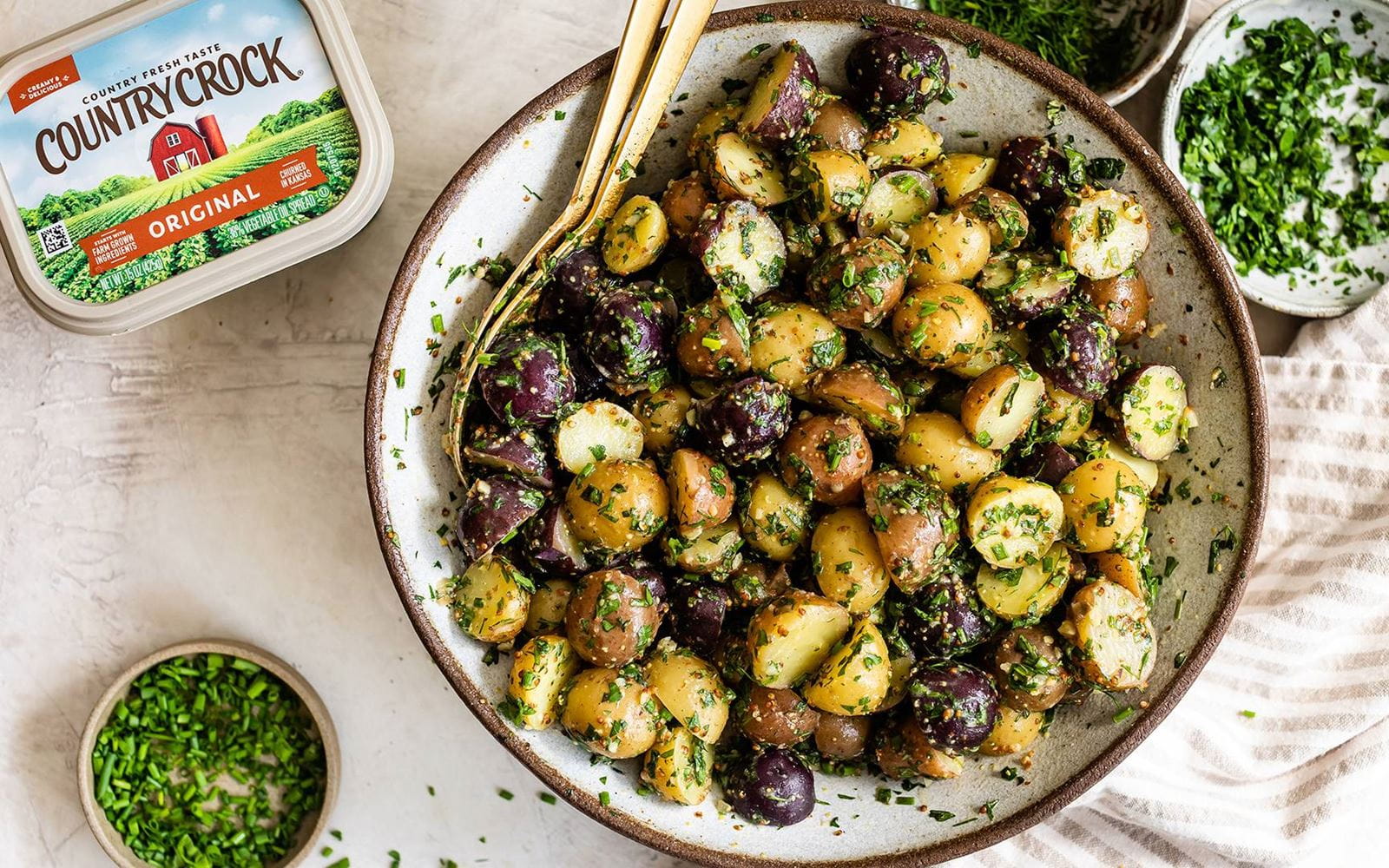 recipe image No Mayo Potato Salad