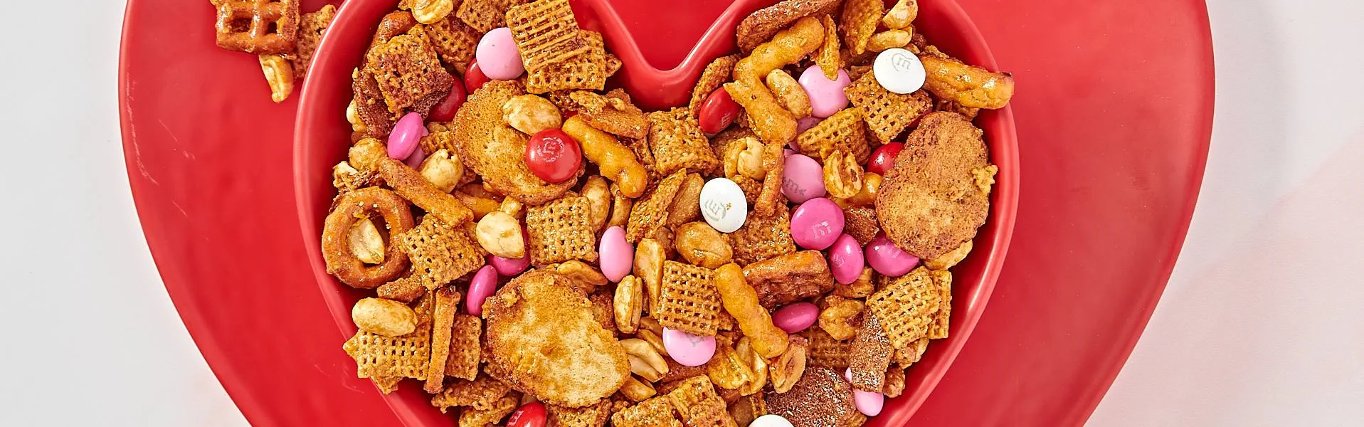 Valentine's Day Sweet and Salty Snack Mix