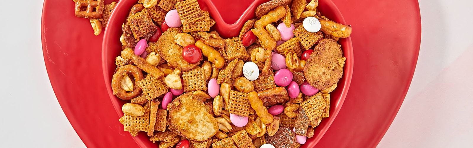 recipe image Valentine's Day Sweet and Salty Snack Mix