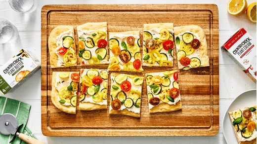 recipe image Summer Vegetable Flatbread
