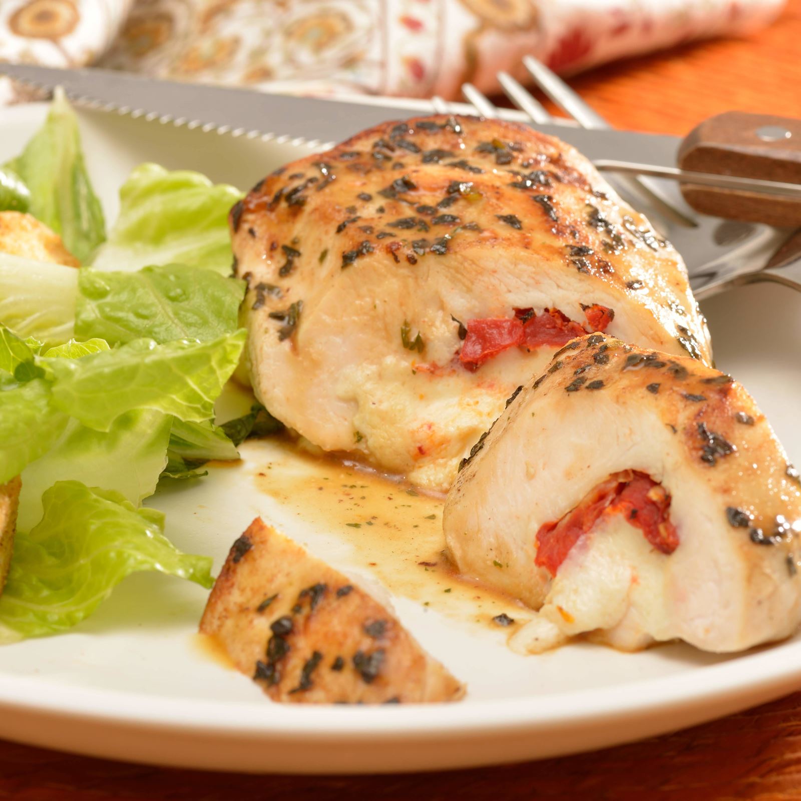 recipe image Stuffed Chicken Caprese