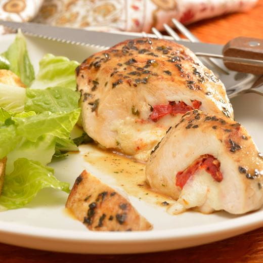 recipe image Stuffed Chicken Caprese
