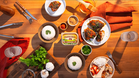 recipe image Air Fried Cinnamon Honey Glazed Chicken