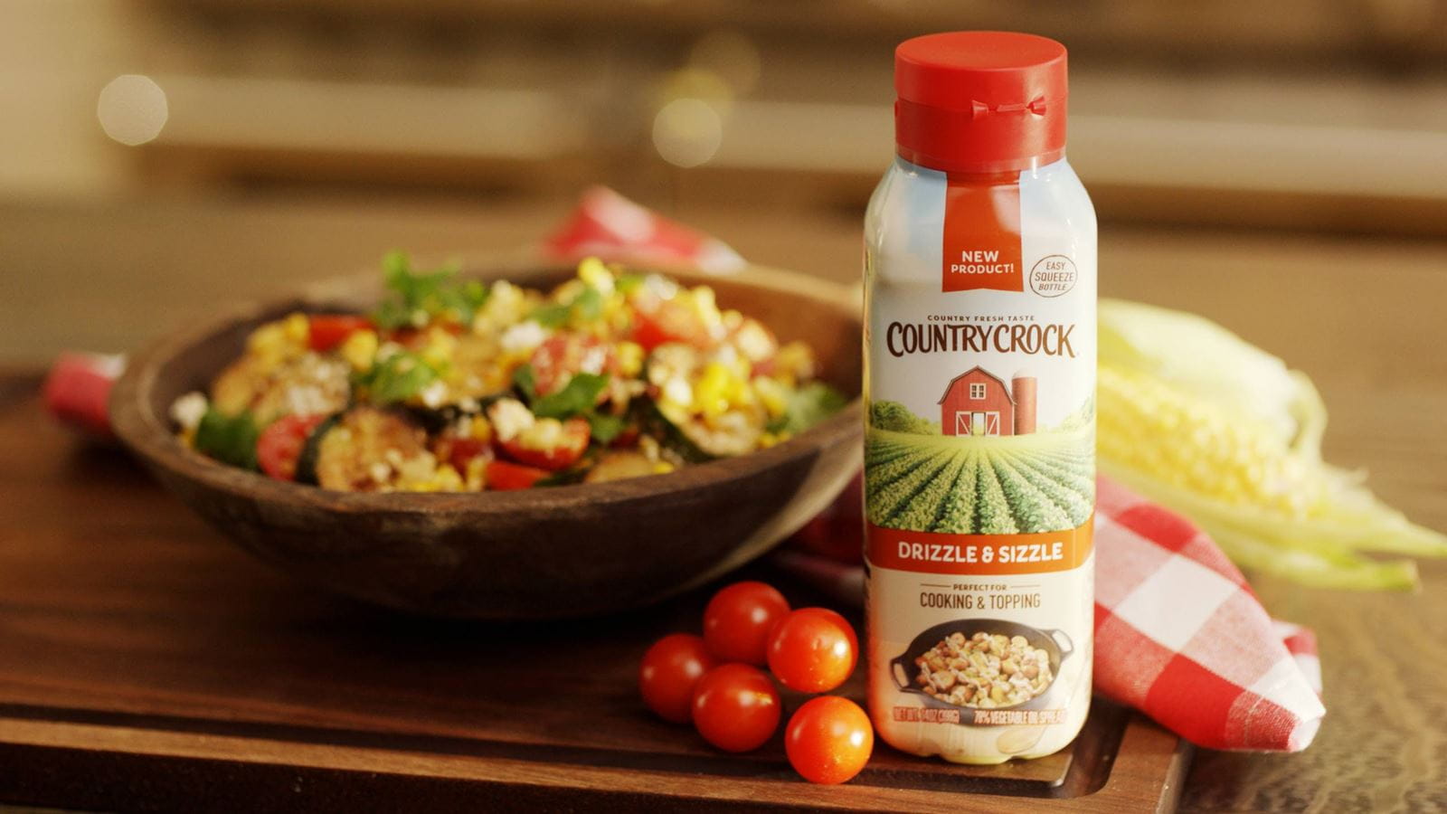 recipe image Country Charred Corn & Zucchini Salad