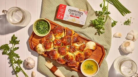 recipe image Easy Air Fried Pull Apart Garlic Bread