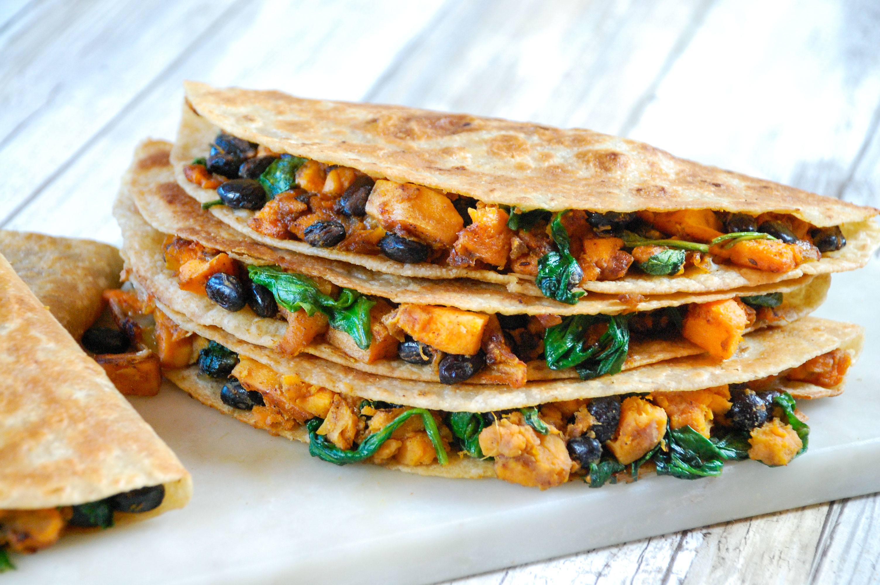 Black Bean & Sweet Potato Quesadillas Country Crock