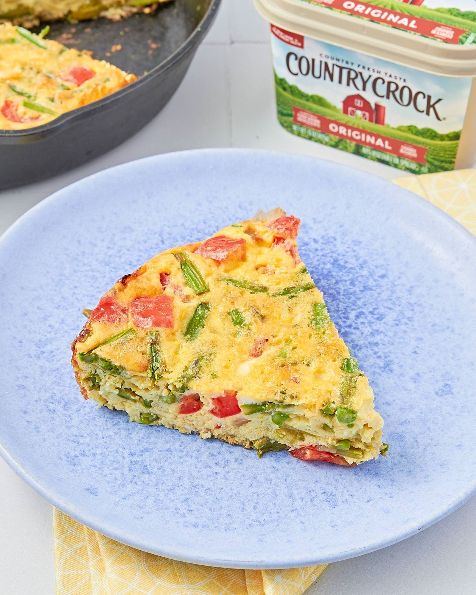 recipe image Frittata with Asparagus and Bell Pepper