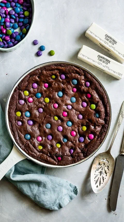 recipe image Dotty Chocolate Skillet Cookie