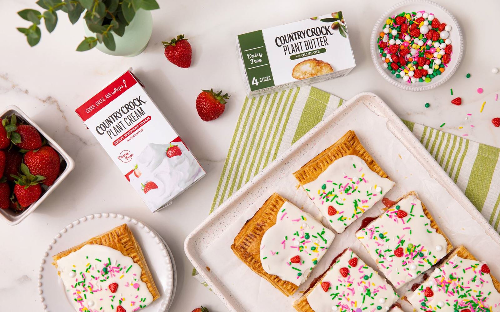 recipe image Sheet Pan Strawberry Pop Tart