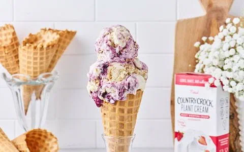 recipe image Country Crock Easy No-Churn Dairy-Free Vanilla Ice Cream