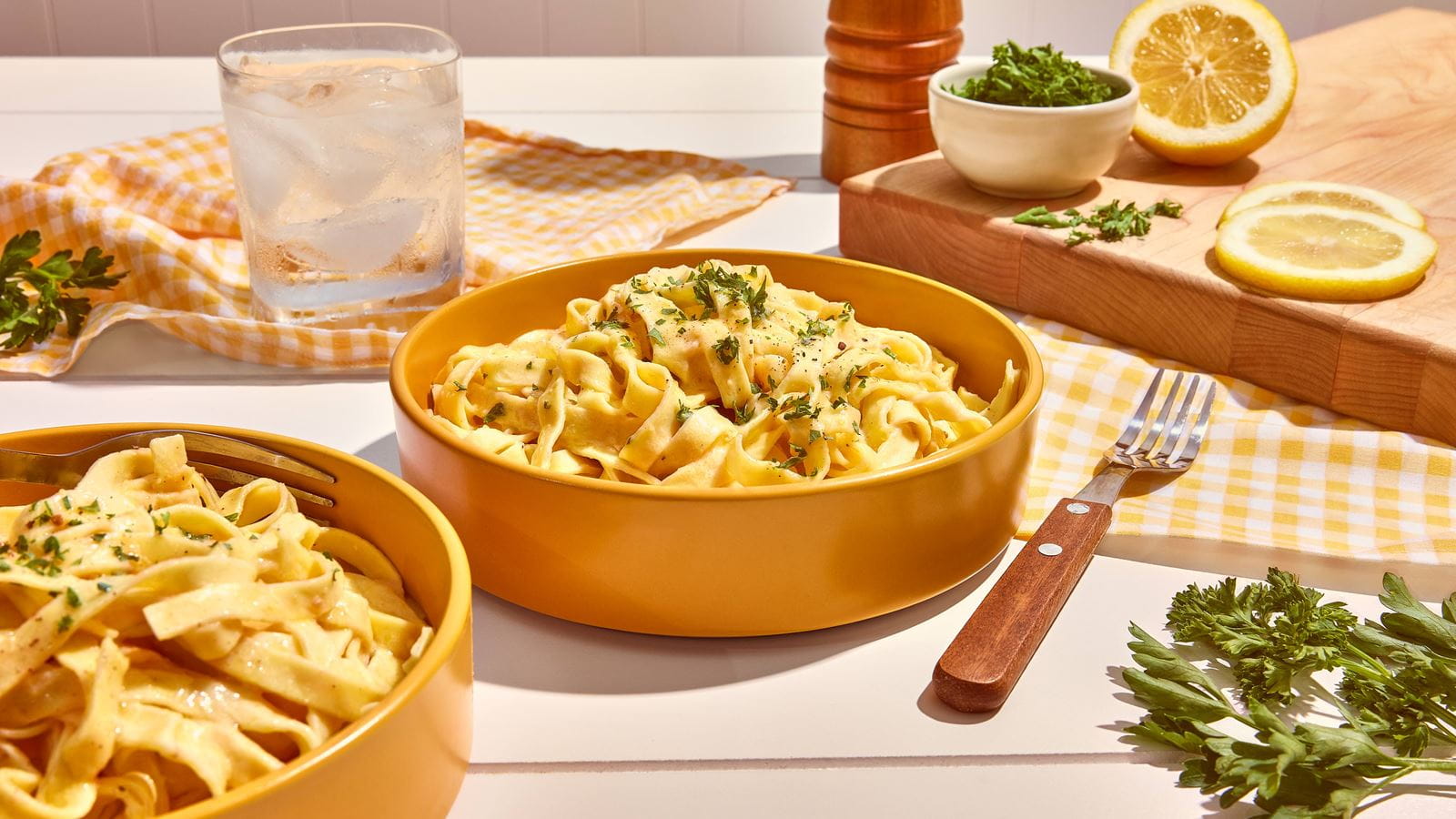 recipe image Dairy Free Lemon Fettuccine Alfredo