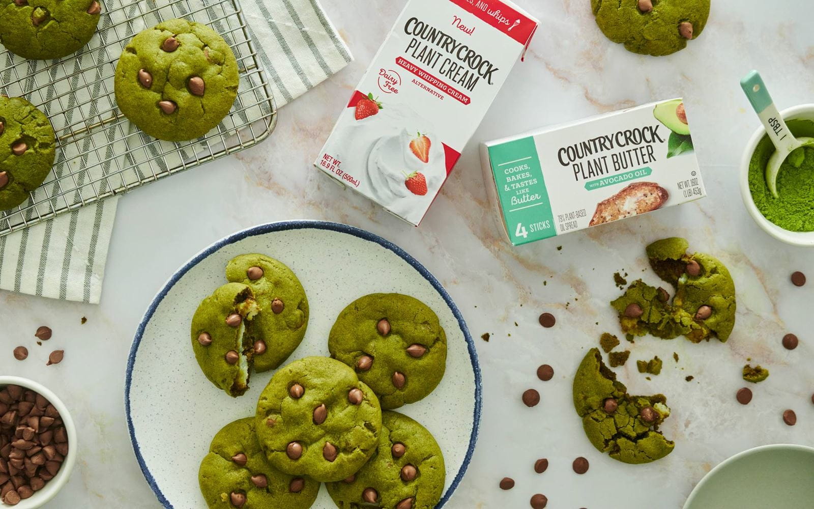 recipe image Matcha Mochi Cookies