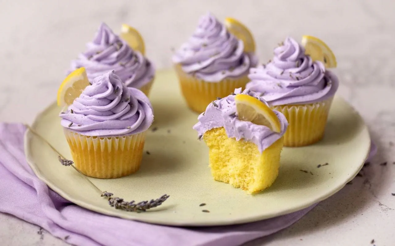 recipe image Lemon Lavender Cupcakes