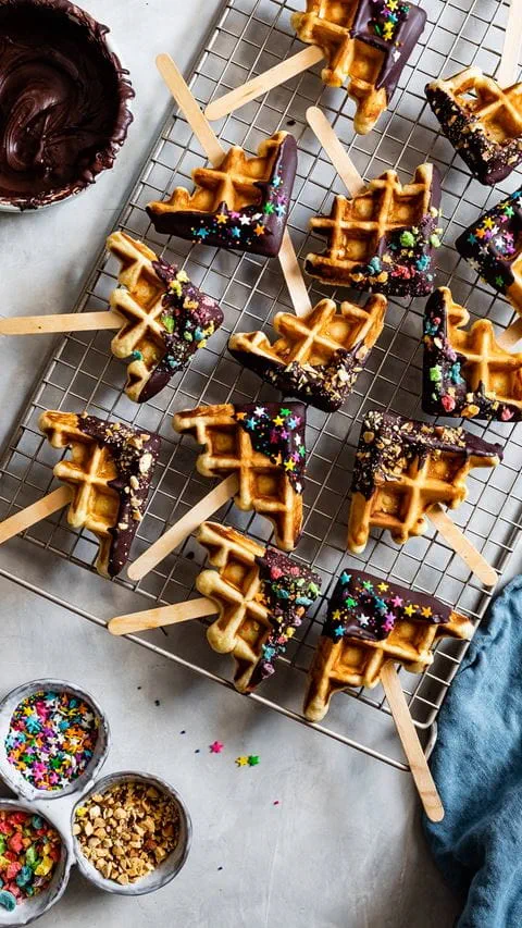 recipe image Waffle Pops