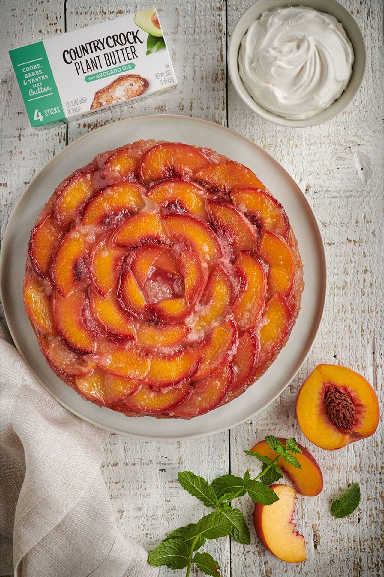 recipe image Peach Upside Down Cake