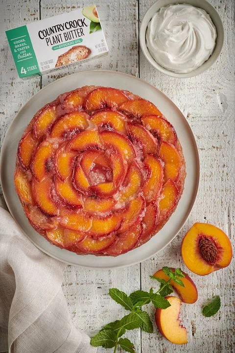 recipe image Peach Upside Down Cake