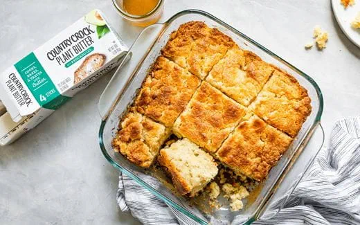 recipe image Honey Butter Holiday Pan Biscuits