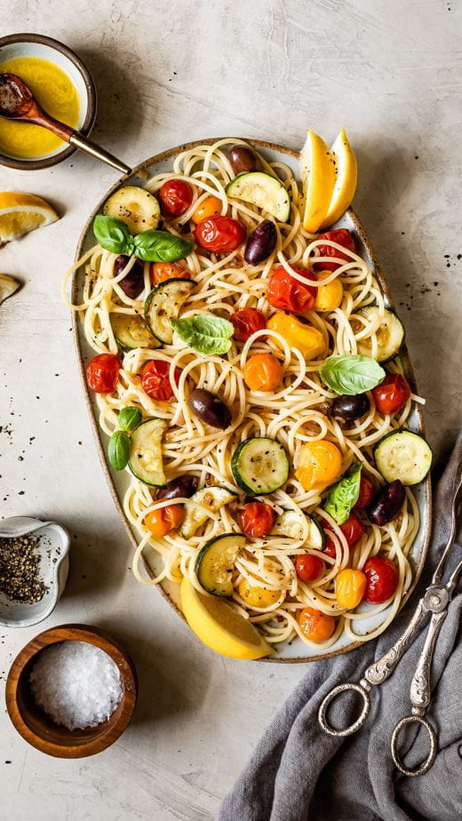 recipe image Lemon Veggie Pasta