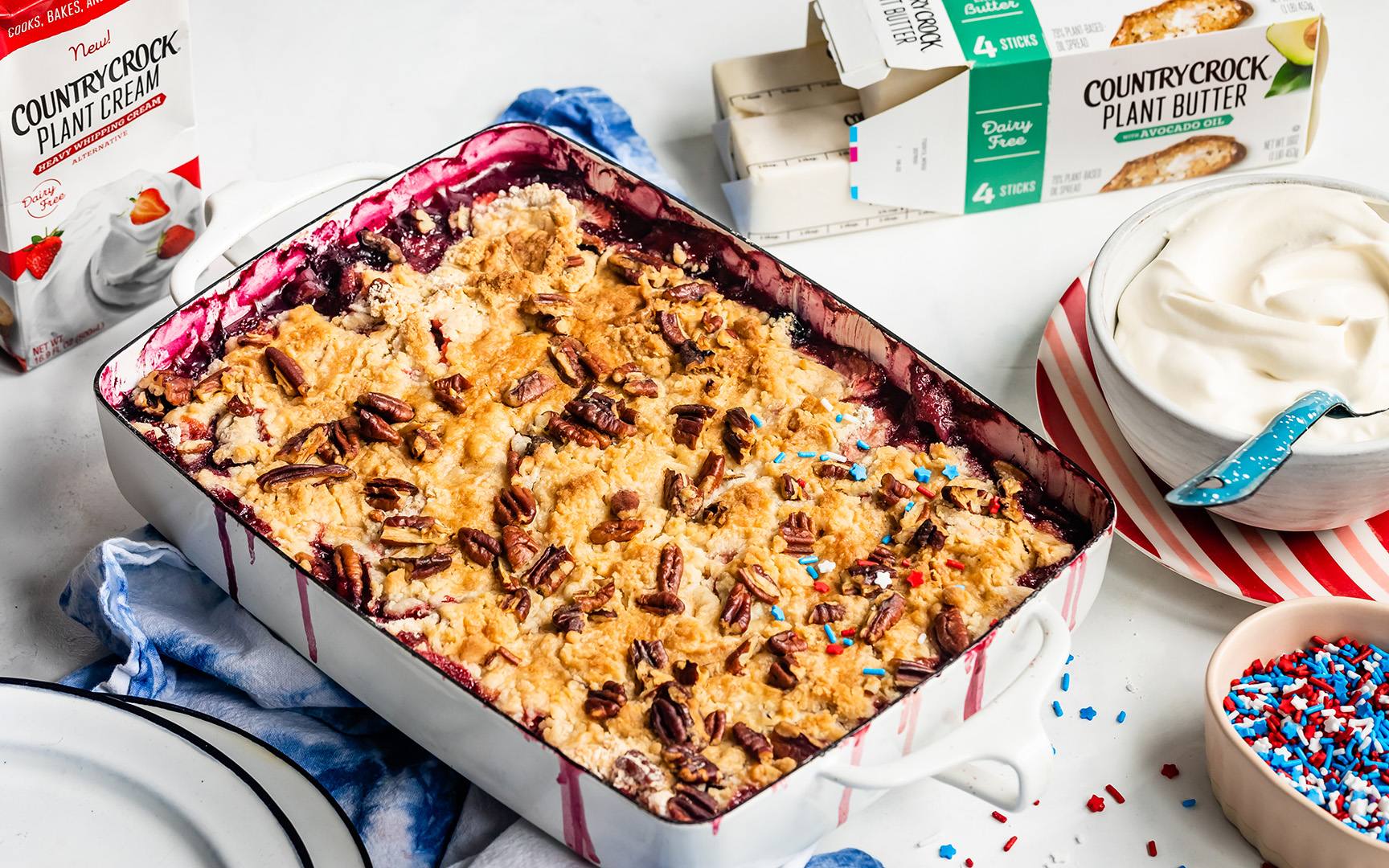 Fresh Berry Dump Cake