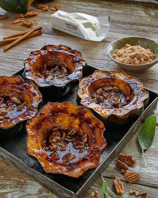 recipe image Spiced Roasted Acorn Squash