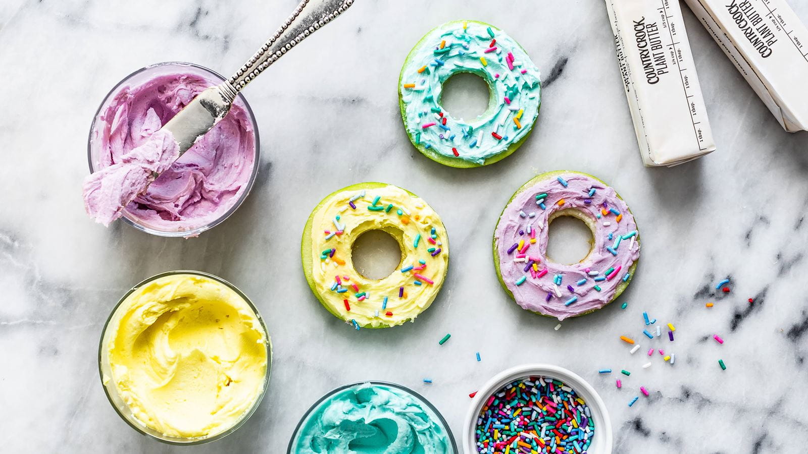 recipe image Apple Slice Sprinkle Donuts