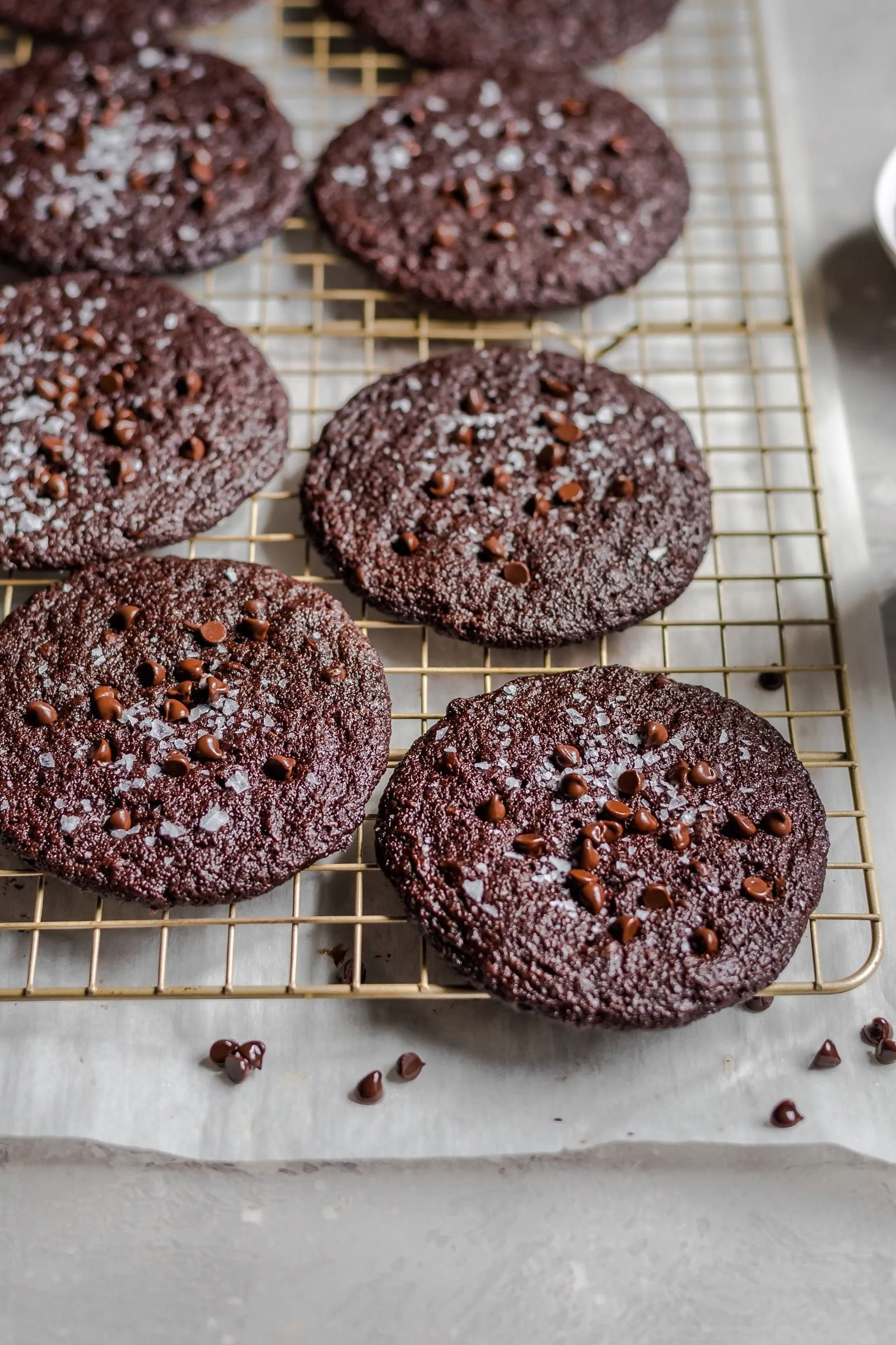 recipe image Vegan Dark Chocolate Blackout Cookies