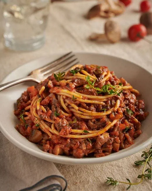 recipe image Mushroom Bolognese