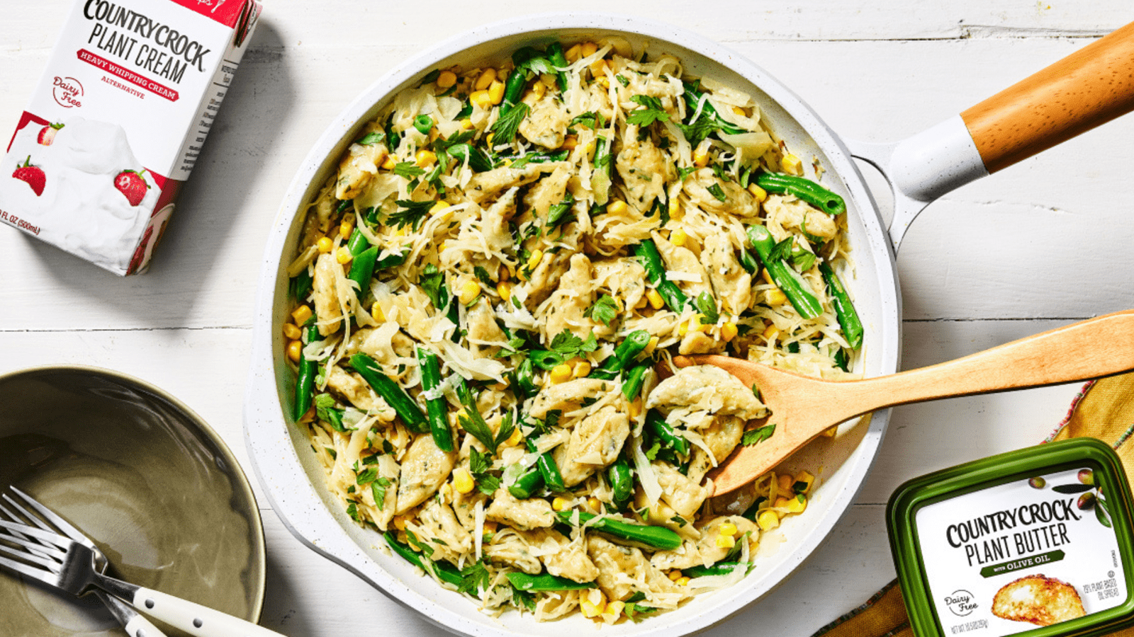 recipe image Summer Veggie Knoephla Skillet