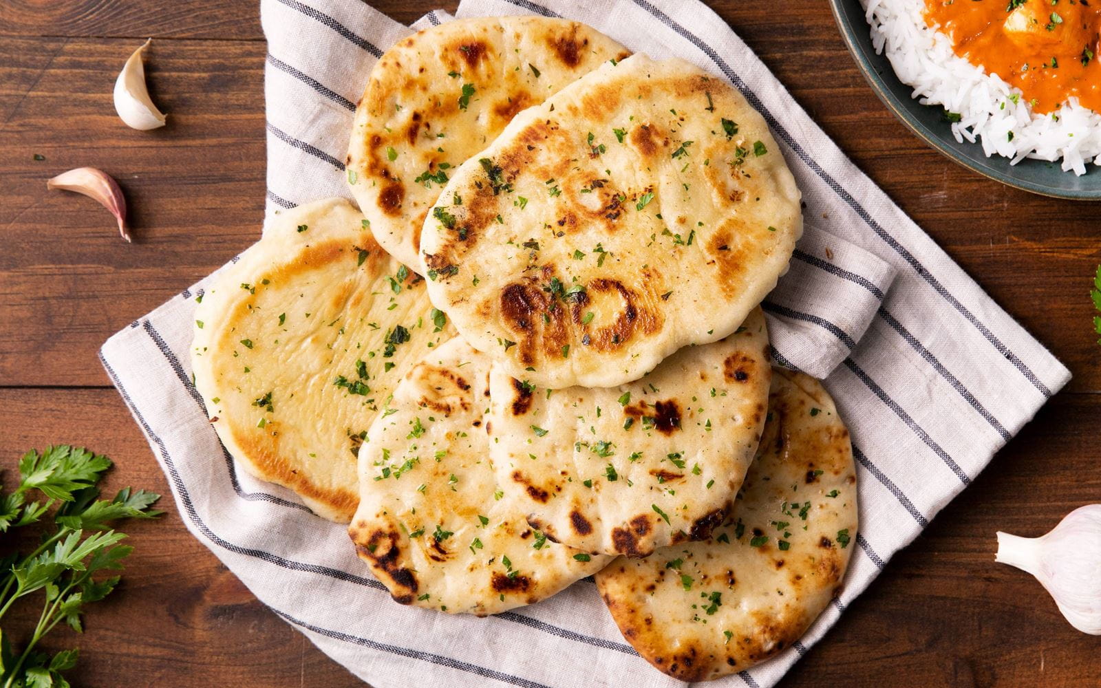 recipe image Garlic Butter Naan