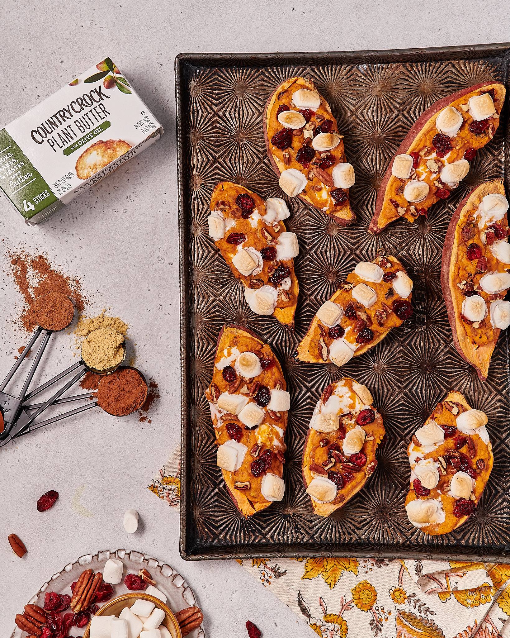 Twice-Baked Sweet Potato 'Casseroles'