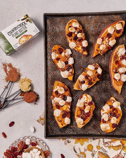 recipe image Twice-Baked Sweet Potato 'Casseroles'