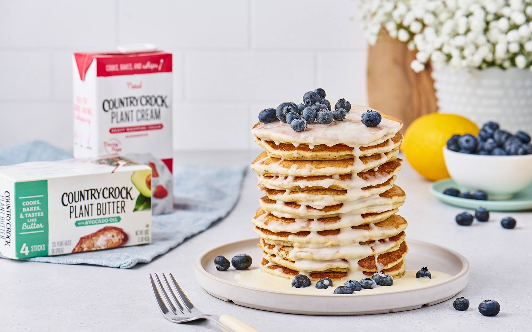 Lemon Poppyseed Pancakes