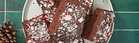 recipe image Decadent Peppermint Brownies