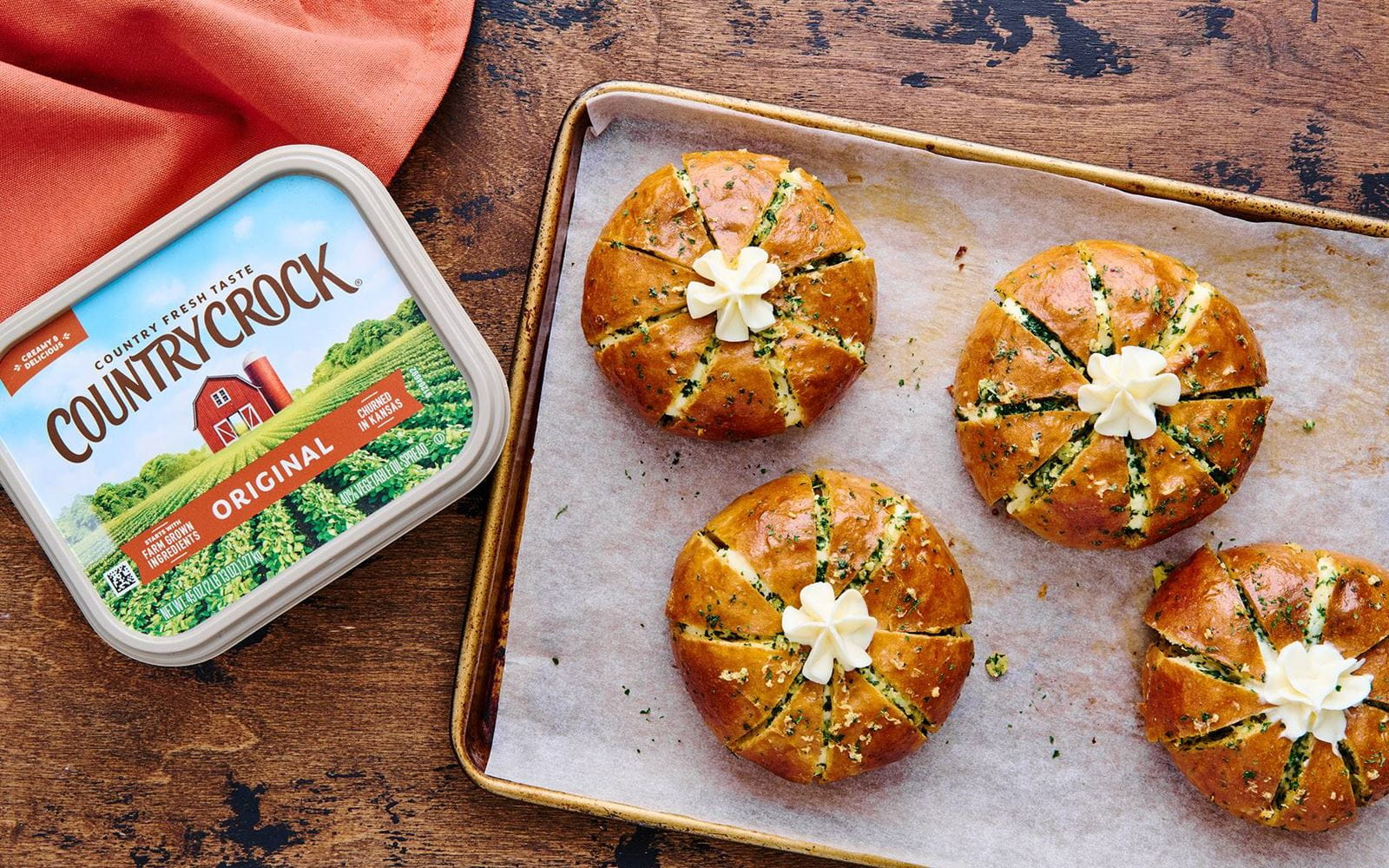 recipe image Korean-Style Cream Cheese Garlic Bread